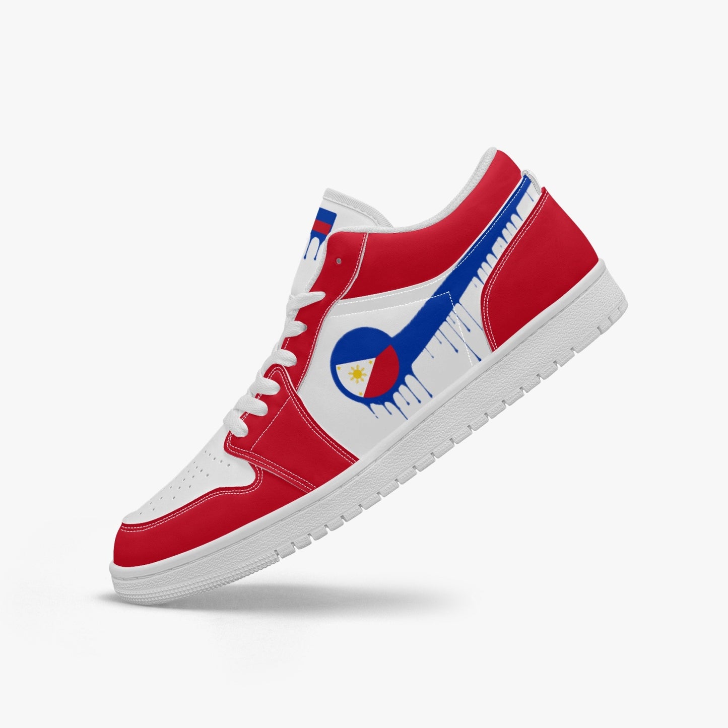 Air Philippines Blue Drip / Red & White Low Tops (White Sole) - Men's & Women's