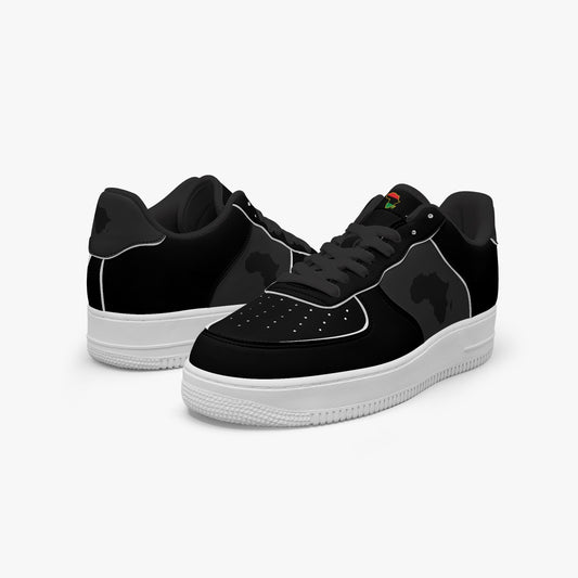 Africa Classic R-Force 1 Low Tops (Black) - Men's & Women's