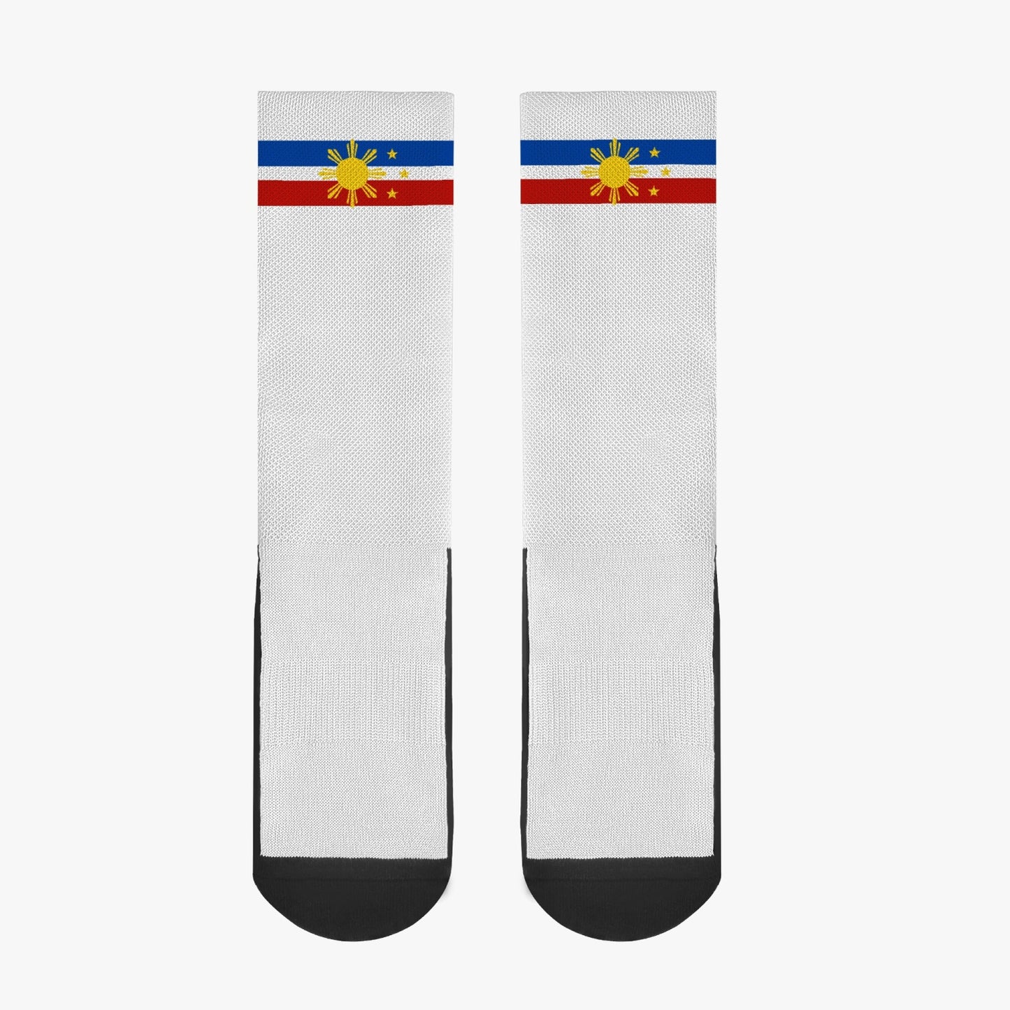 Philippines Pride Sport Socks (White)