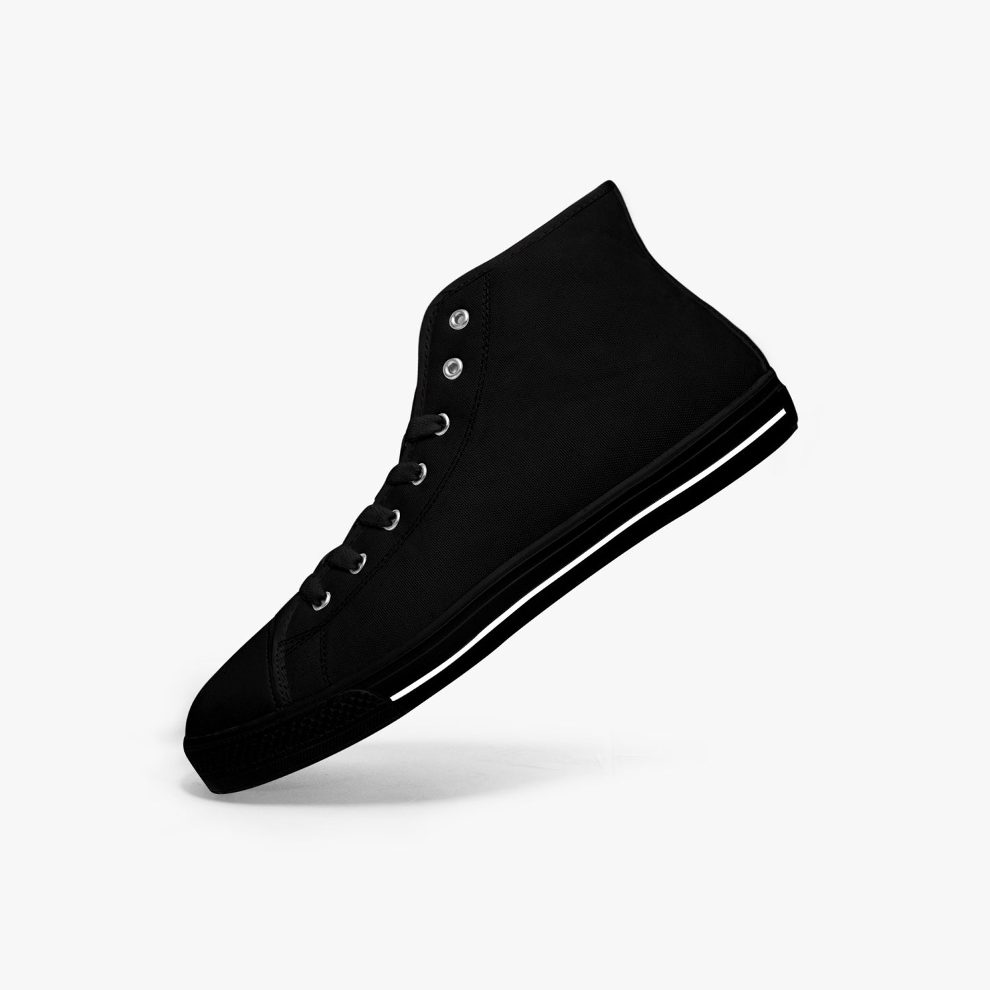 India Classic Canvas High Tops (Black) - Men's & Women's