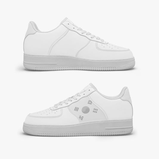 South Korea Classic R-Force 1 Low Tops (White) - Men's & Women's