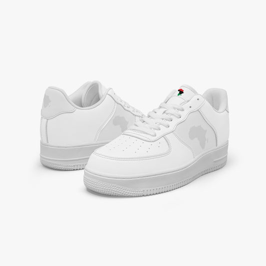 Africa Classic R-Force 1 Low Tops (White) - Men's & Women's