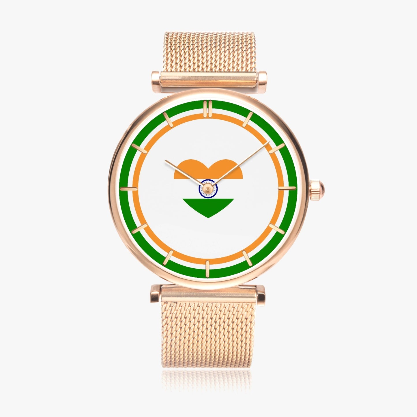 India Love Ultra Thin Women's Quartz Watch - Gold / Rose Gold / Silver