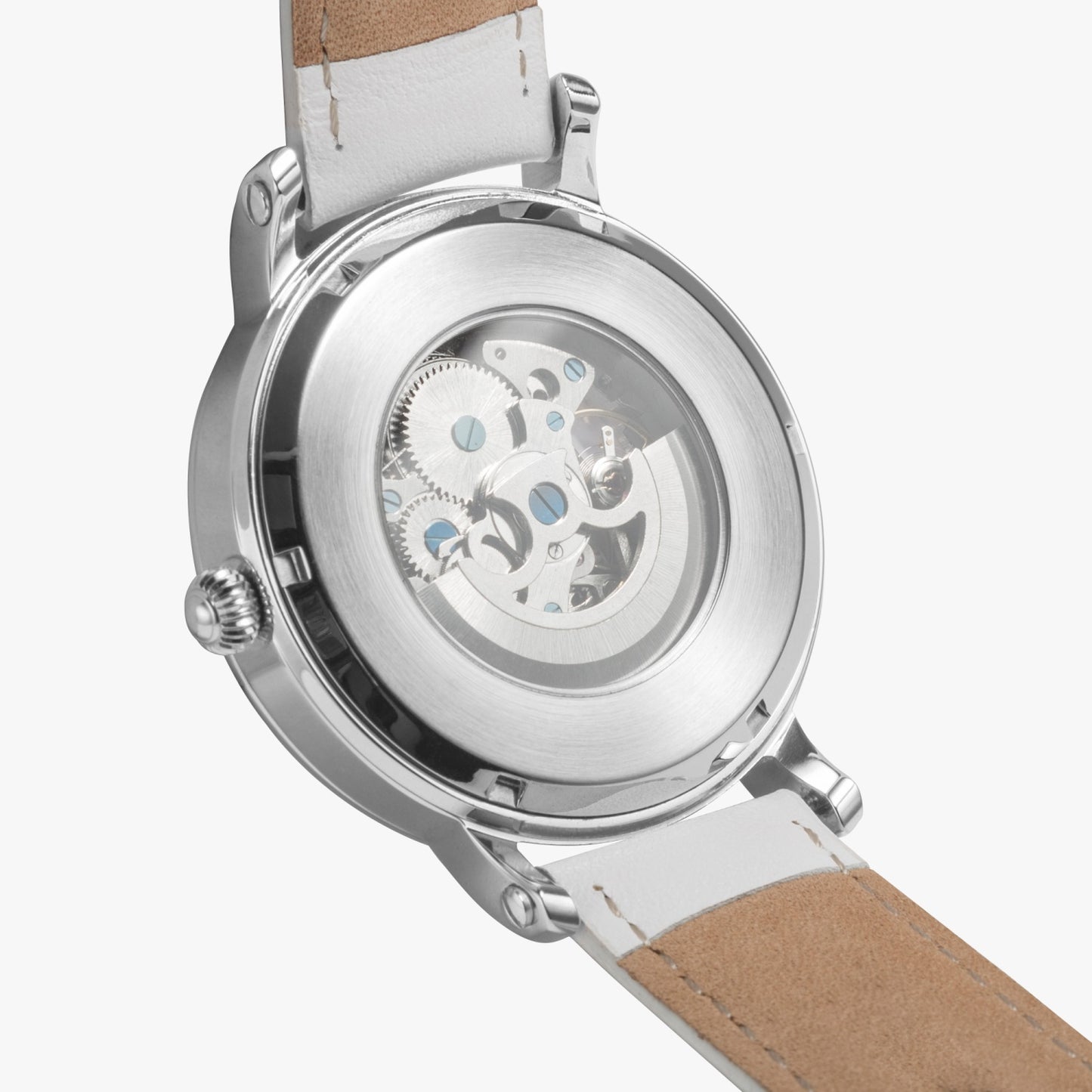 Rainbow Pride Premium Leather Men's Watch - Silver / Rose Gold / Black