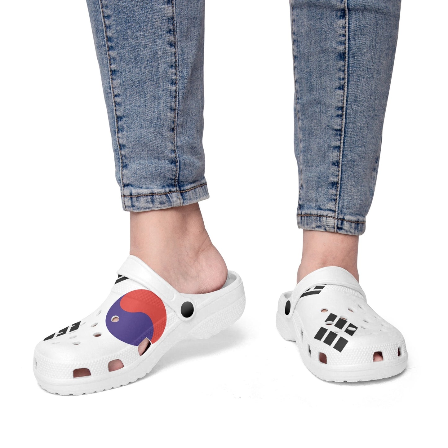 South Korea Flag Clogs - Men's & Women's