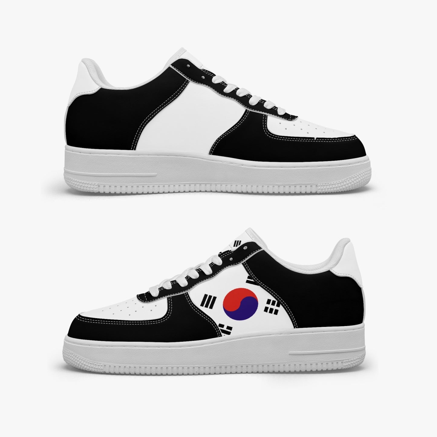 South Korea Flag R-Force 1 Low Tops - Men's & Women's