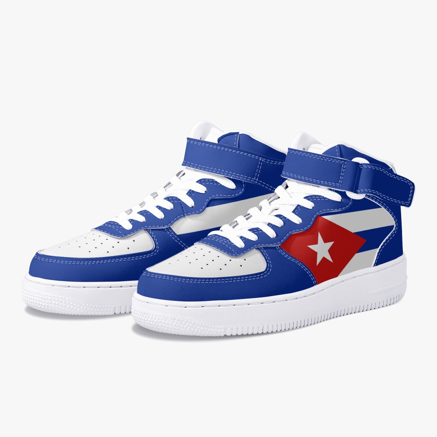 Cuba Flag R-Force 1 Mid Tops - Men's & Women's