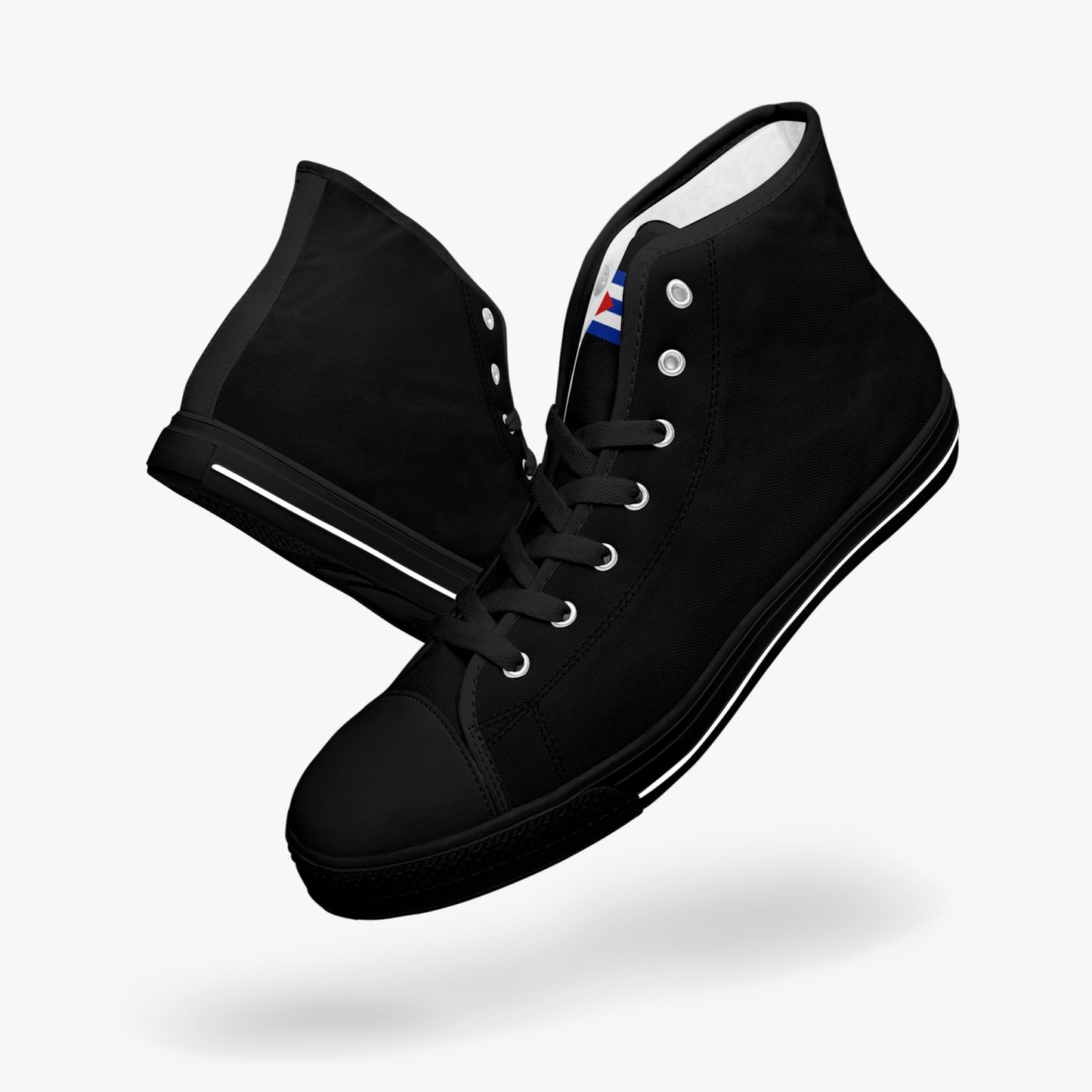 Cuba Classic Canvas High Tops (Black) - Men's & Women's
