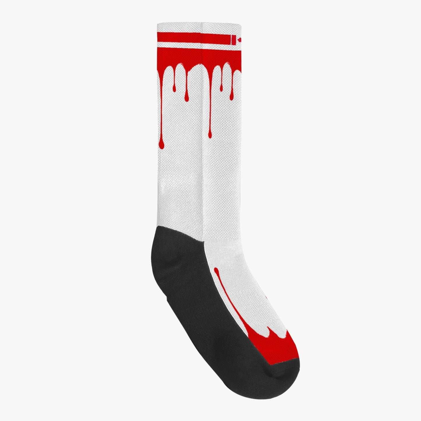 Canada Drip Sport Socks (Red Drip)
