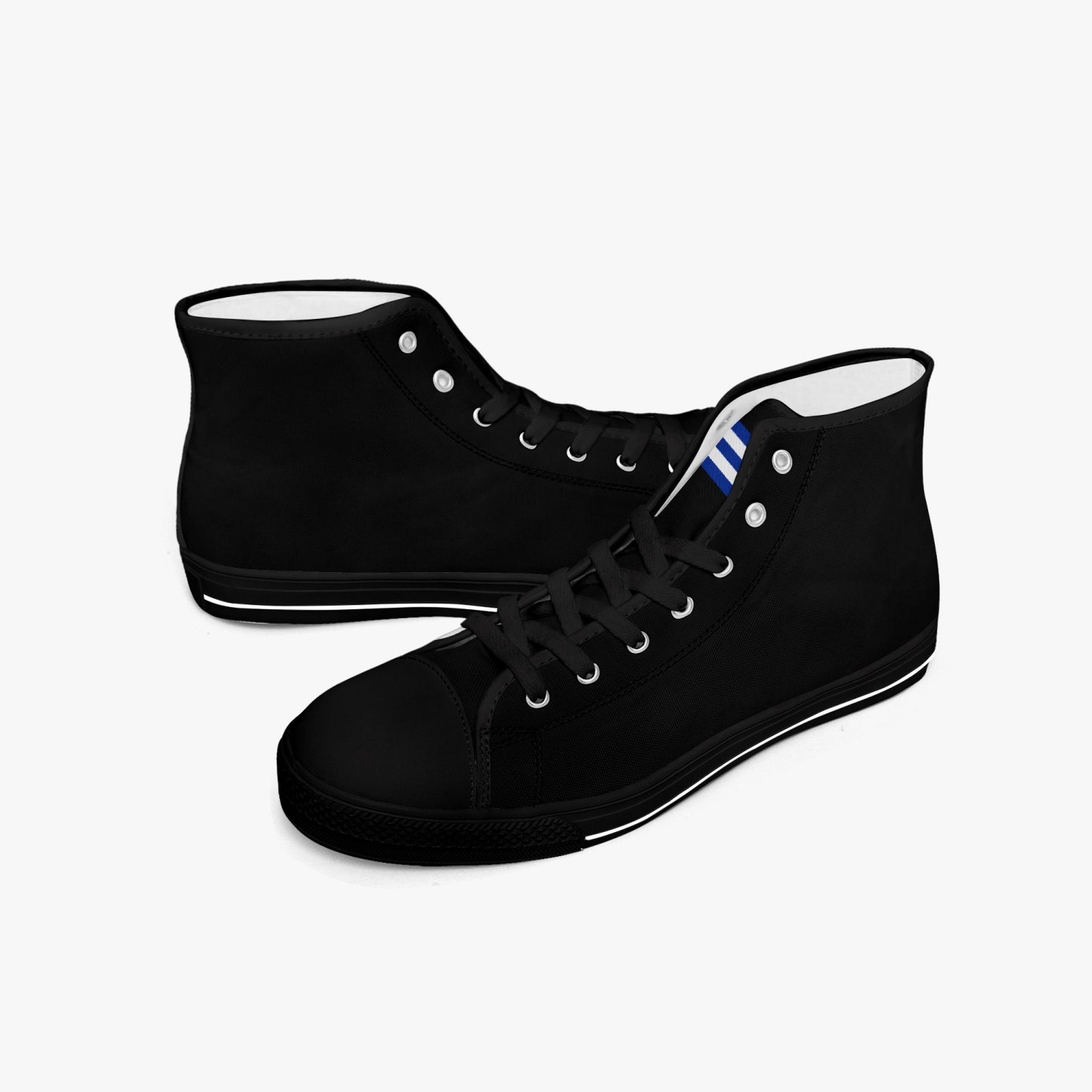Cuba Classic Canvas High Tops (Black) - Men's & Women's