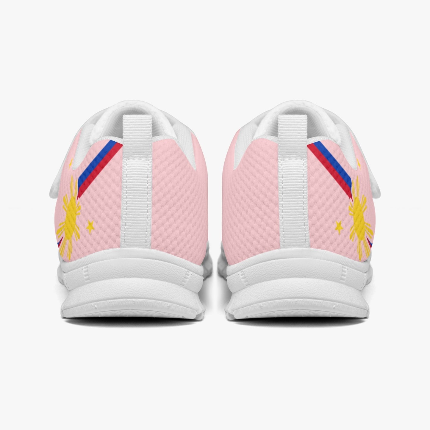 Philippines Pride Kid's Lightweight Velcro Mesh Sneaker - Pink