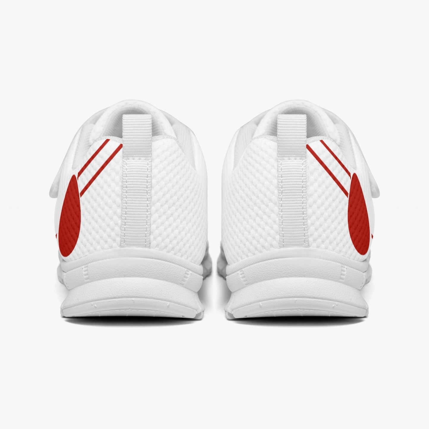 Japan Pride Kid's Lightweight Velcro Mesh Sneaker - White
