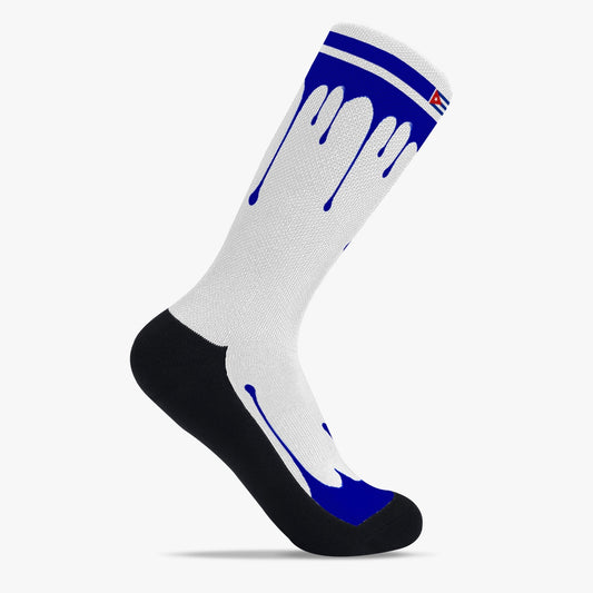 Cuba Drip Sport Socks (Blue Drip)