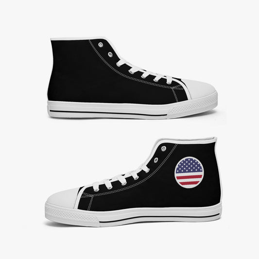 American Classic Canvas High Tops (Black) - Men's & Women's