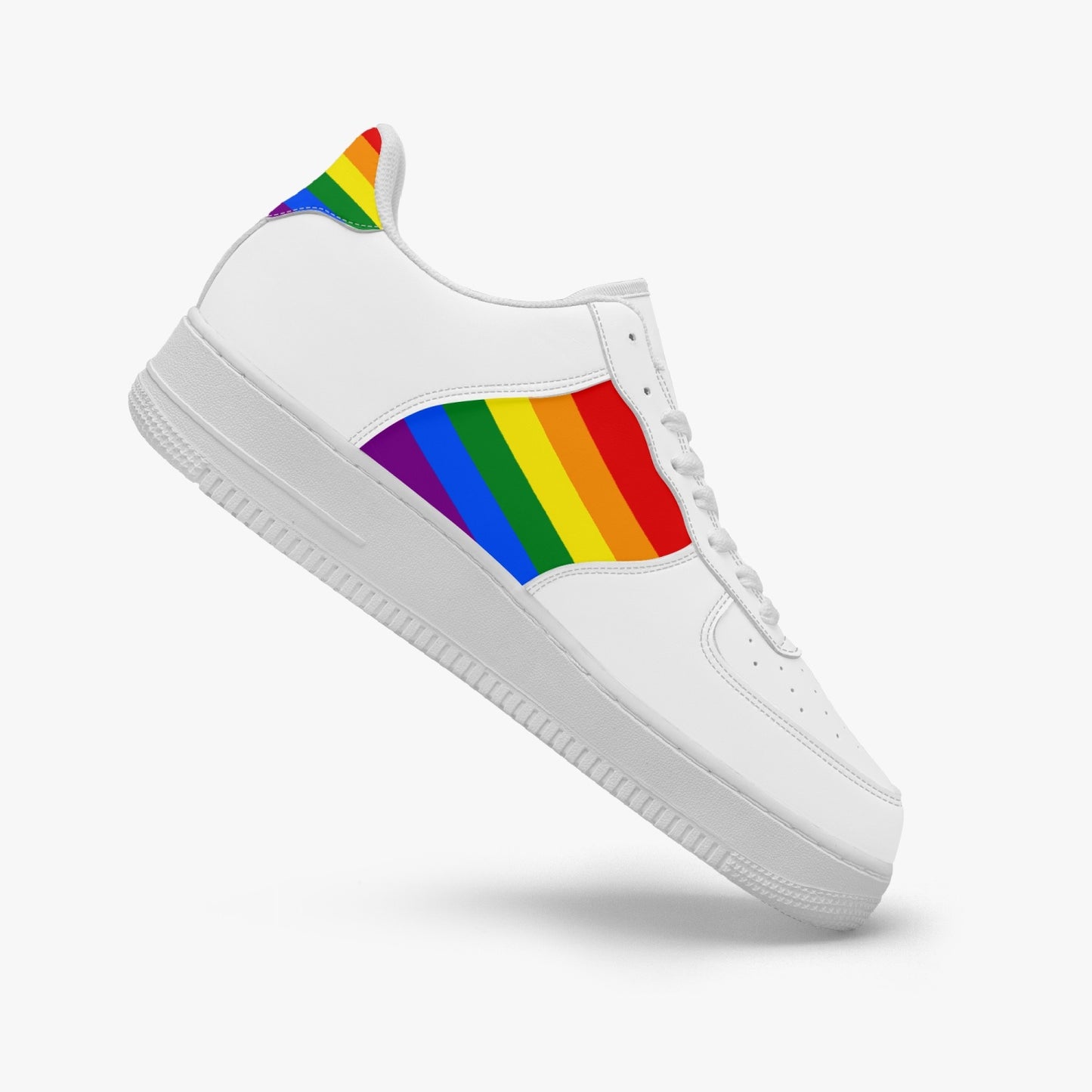 Rainbow Pride R-Force 1 Low Tops (White) - Men's & Women's