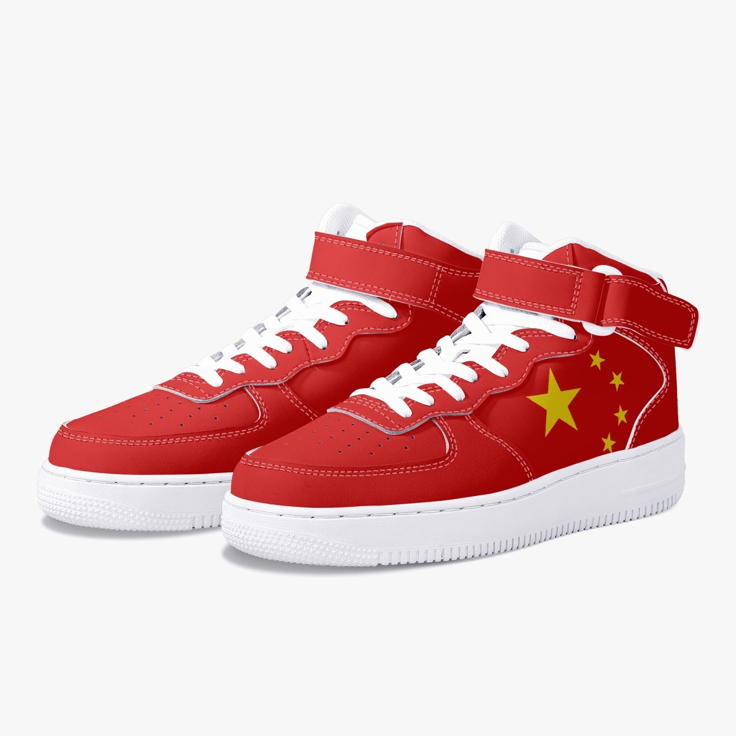 China Flag R-Force 1 Mid Tops - Men's & Women's