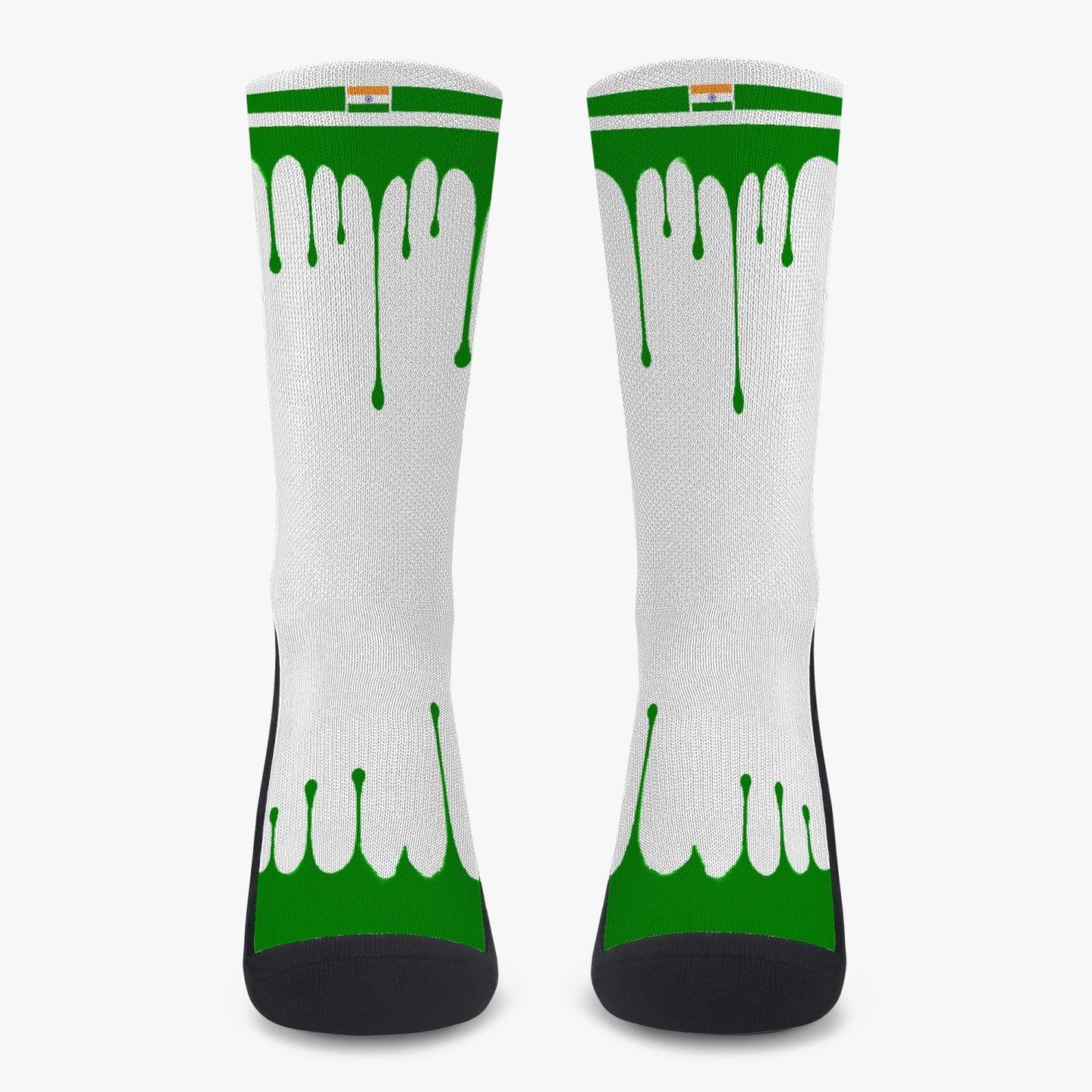 India Drip Sport Socks (Green Drip)