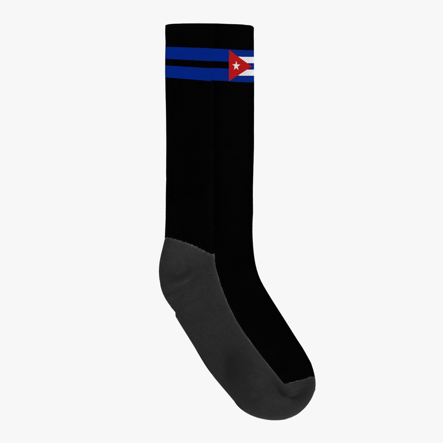 Cuba Pride Sport Socks (Black)