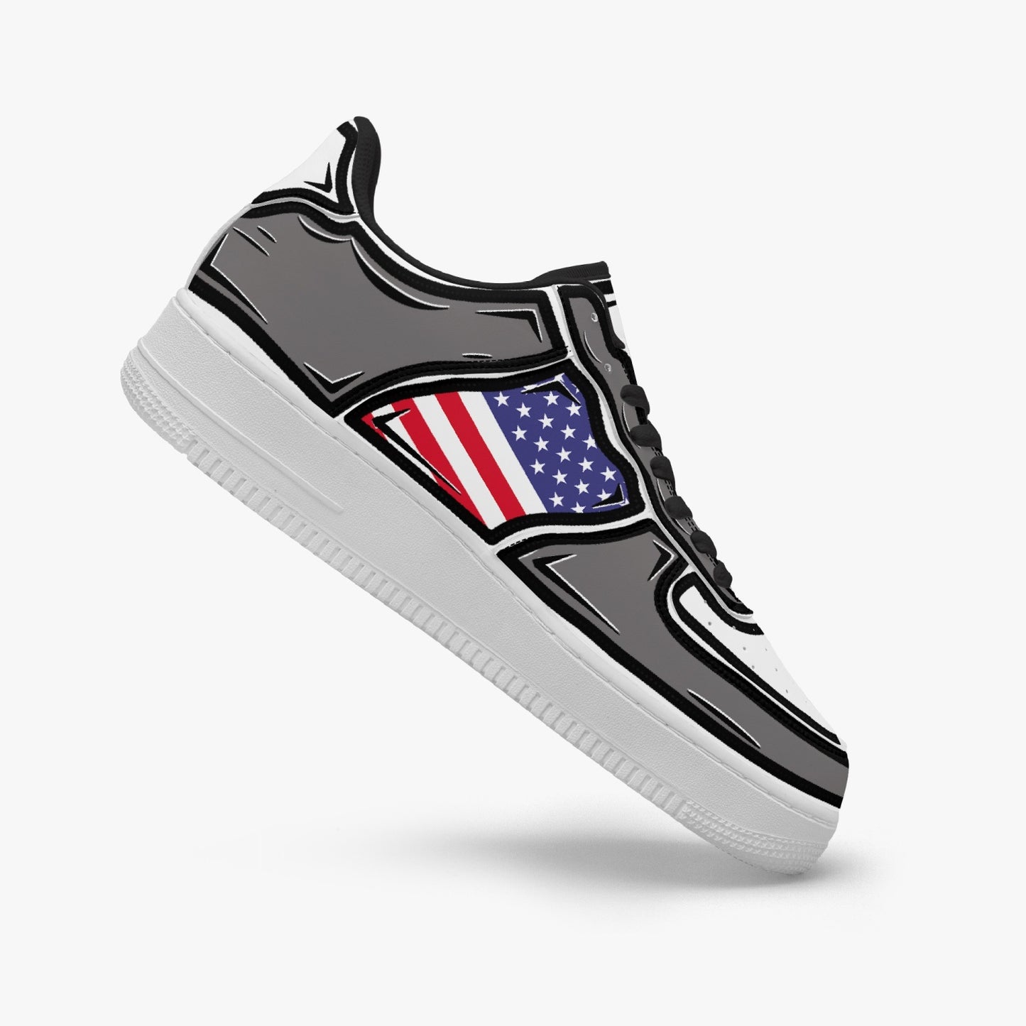 USA Cartoon Force 1 Low Tops (Gray) - Men's & Women's