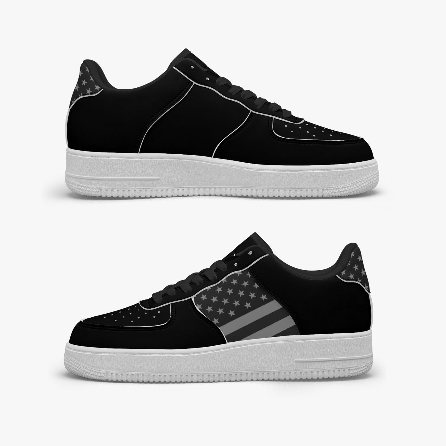 American Classic R-Force 1 Low Tops (Black) - Men's & Women's