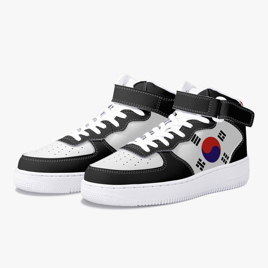 South Korea Flag R-Force 1 Mid Tops - Men's & Women's