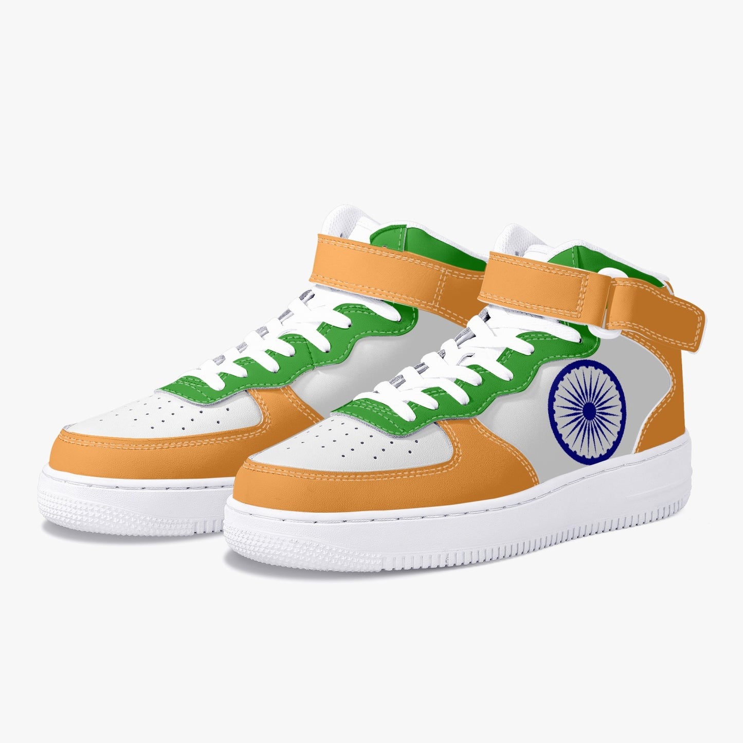 India Flag R-Force 1 Mid Tops - Men's & Women's