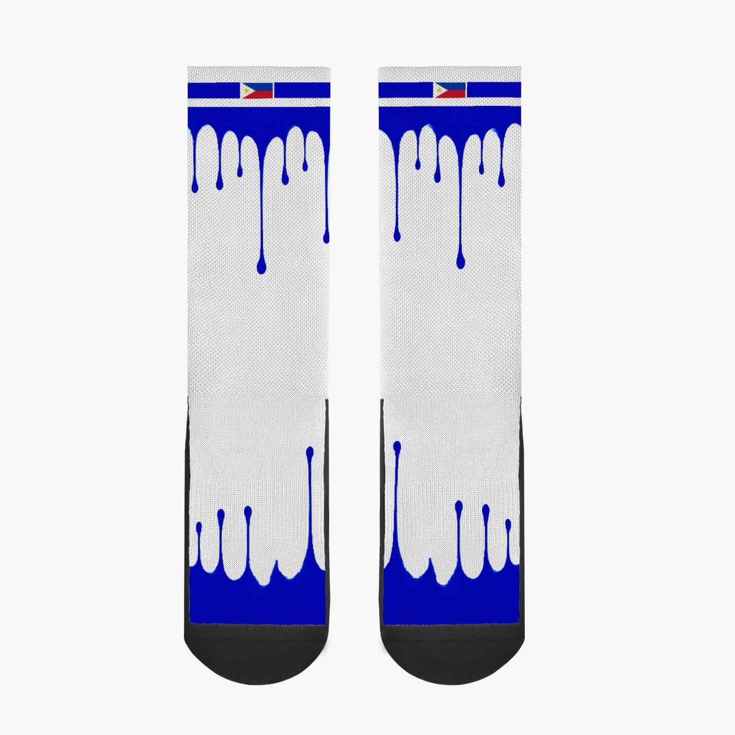 Philippines Drip Sport Socks (Blue Drip)