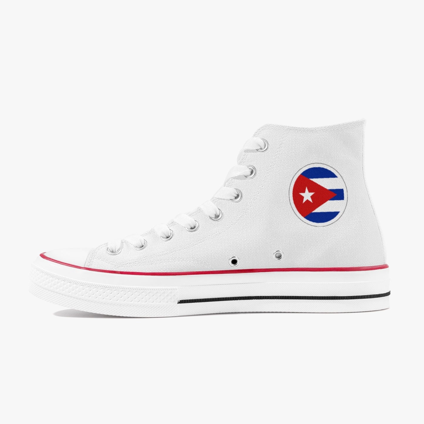 Cuba Classic Canvas High Tops (White) - Men's & Women's