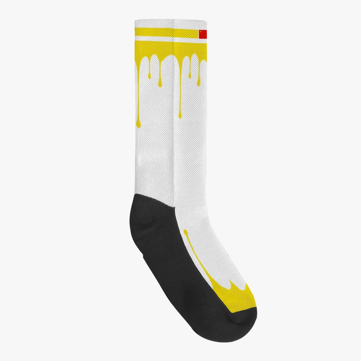 China Drip Sport Socks (Yellow Drip)