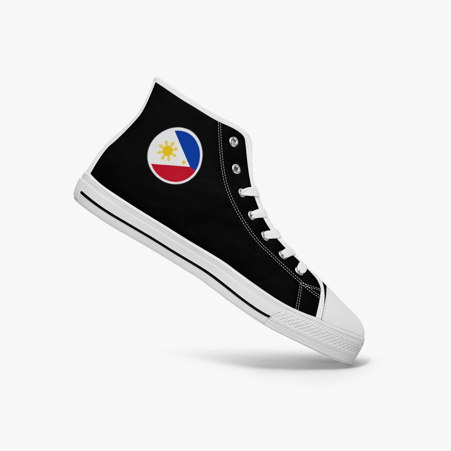 Philippines Classic Canvas High Tops (Black) - Men's & Women's