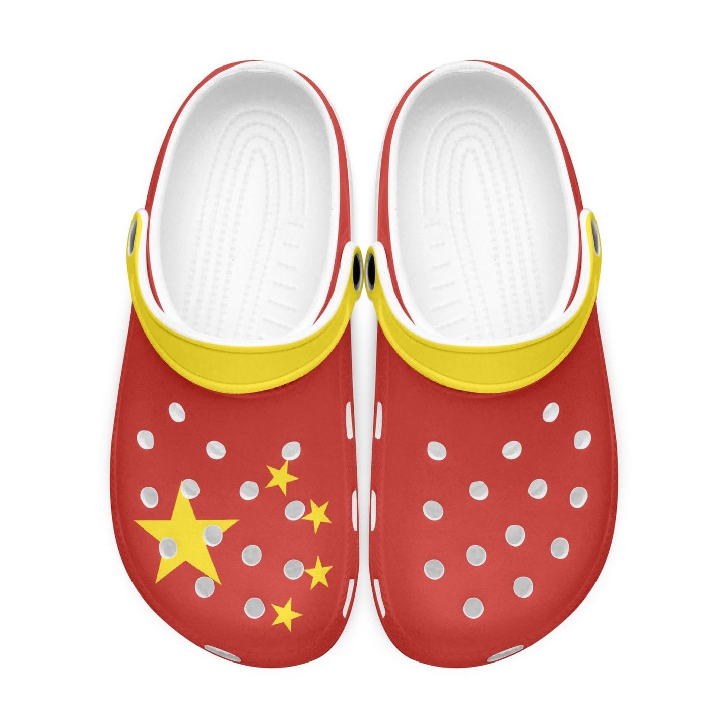 China Flag Clogs - Men & Women's