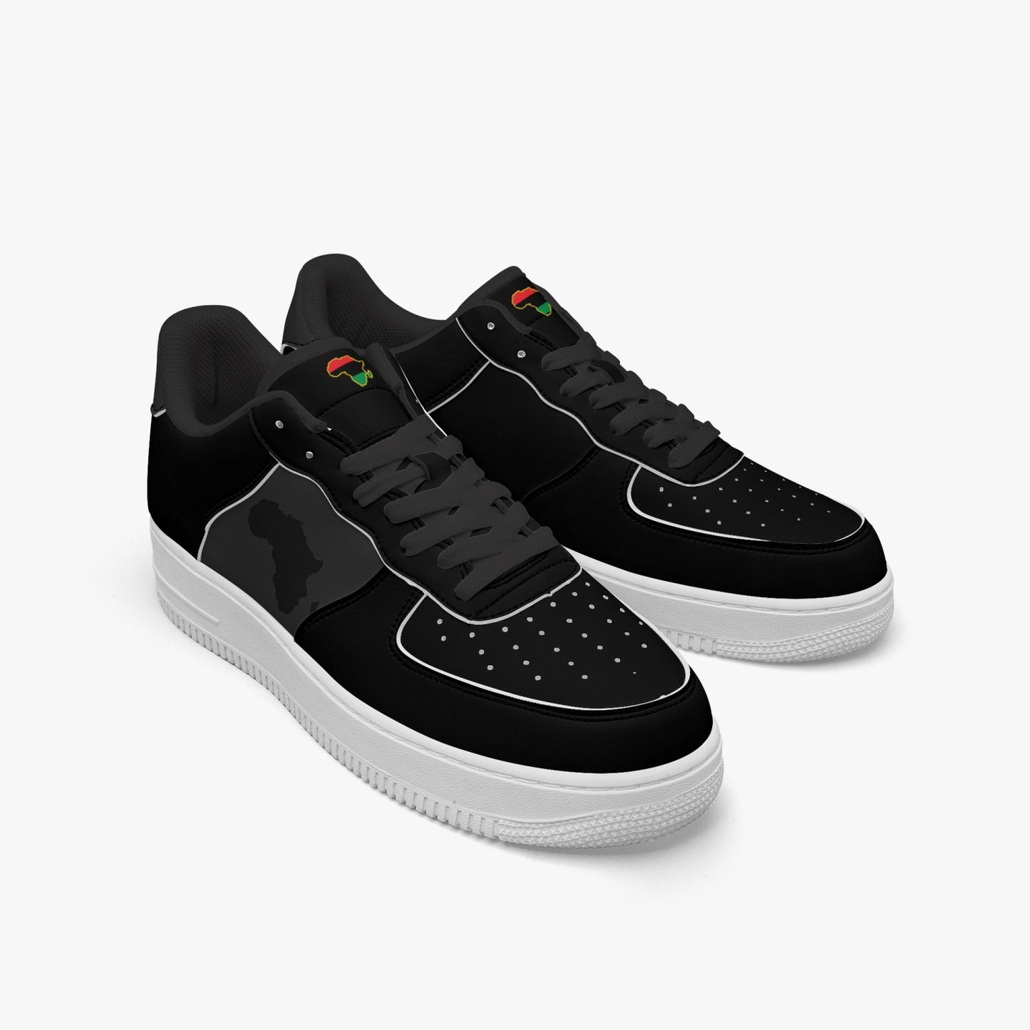 Africa Classic R-Force 1 Low Tops (Black) - Men's & Women's