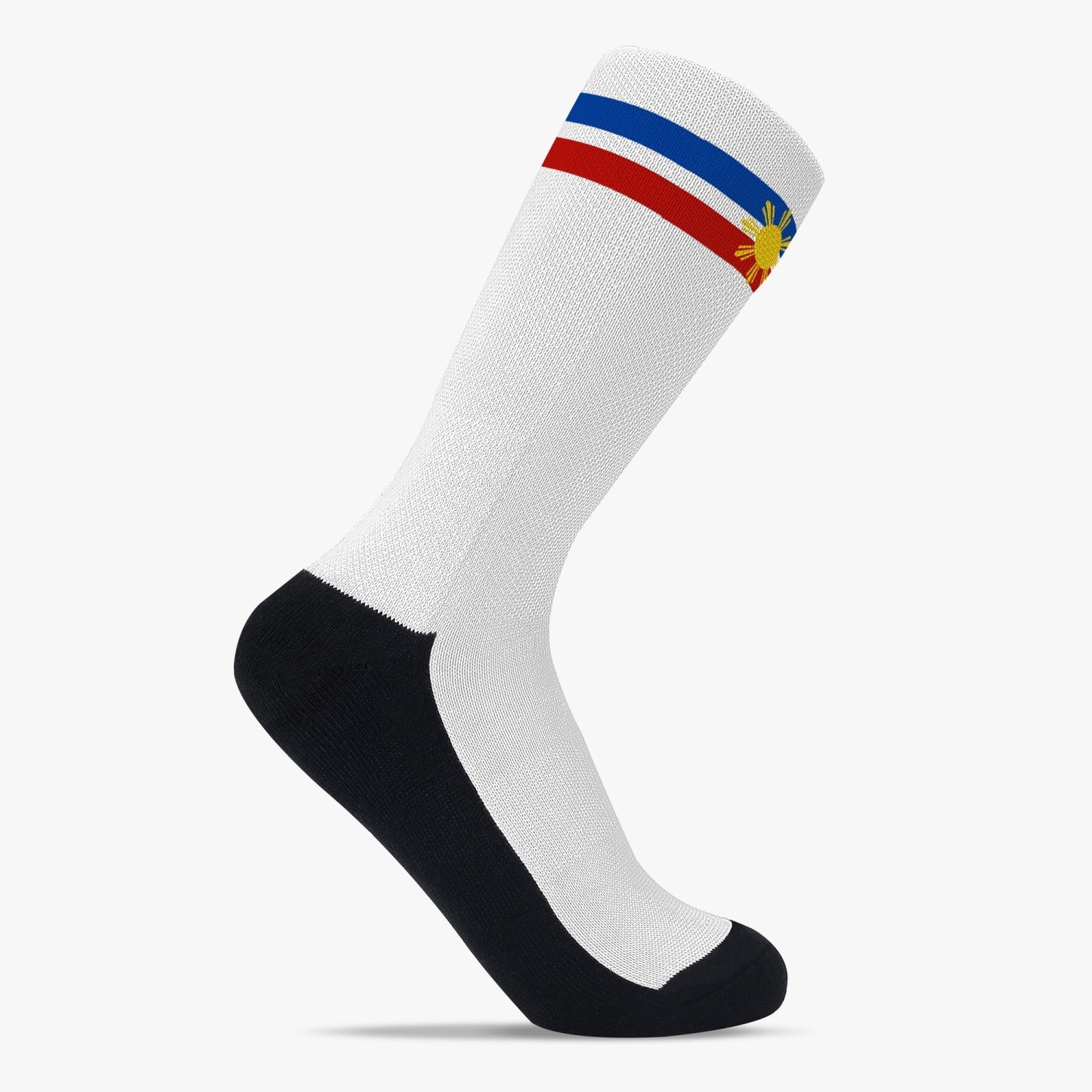 Philippines Pride Sport Socks (White)