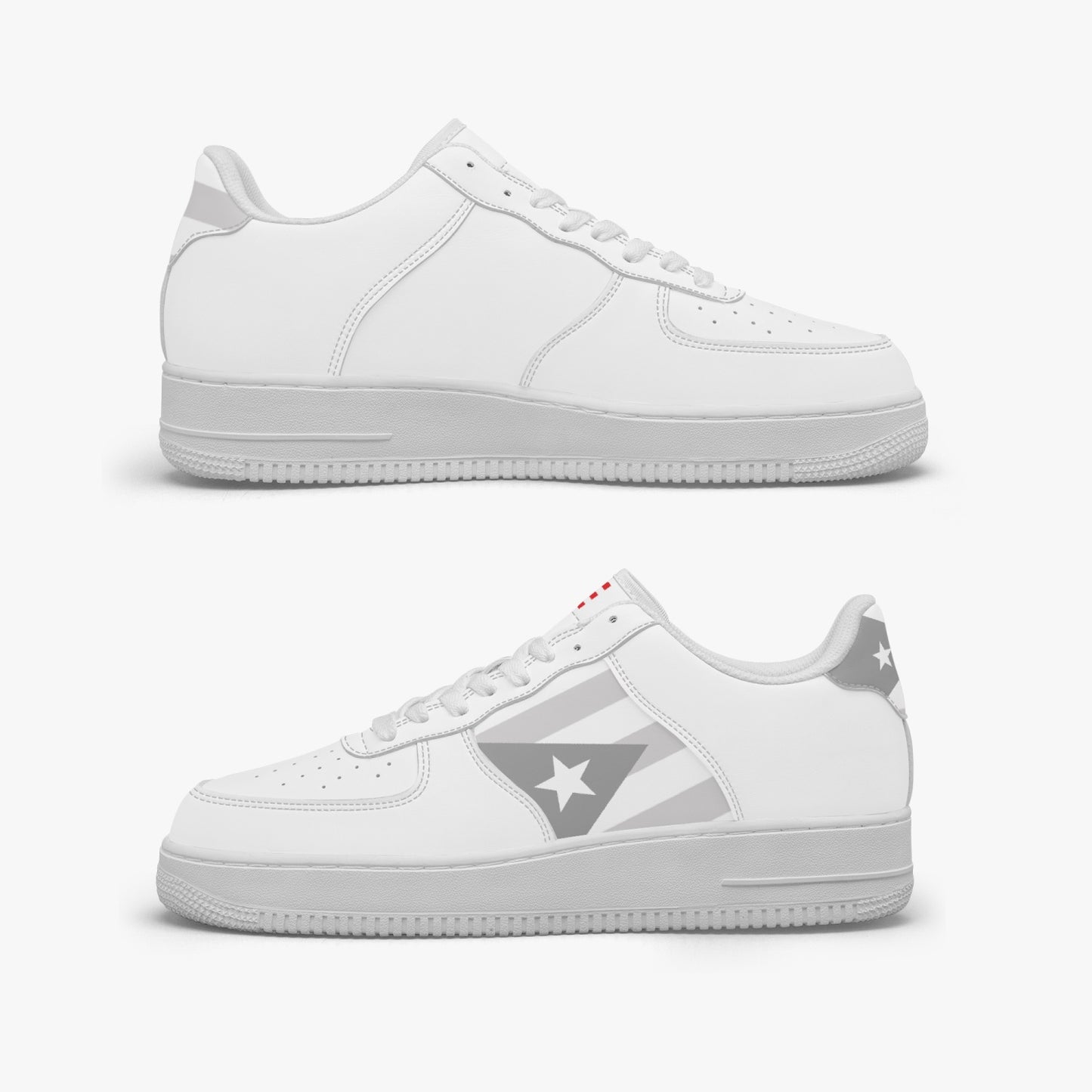 Puerto Rico Classic R-Force 1 Low Tops (White) - Men's & Women's