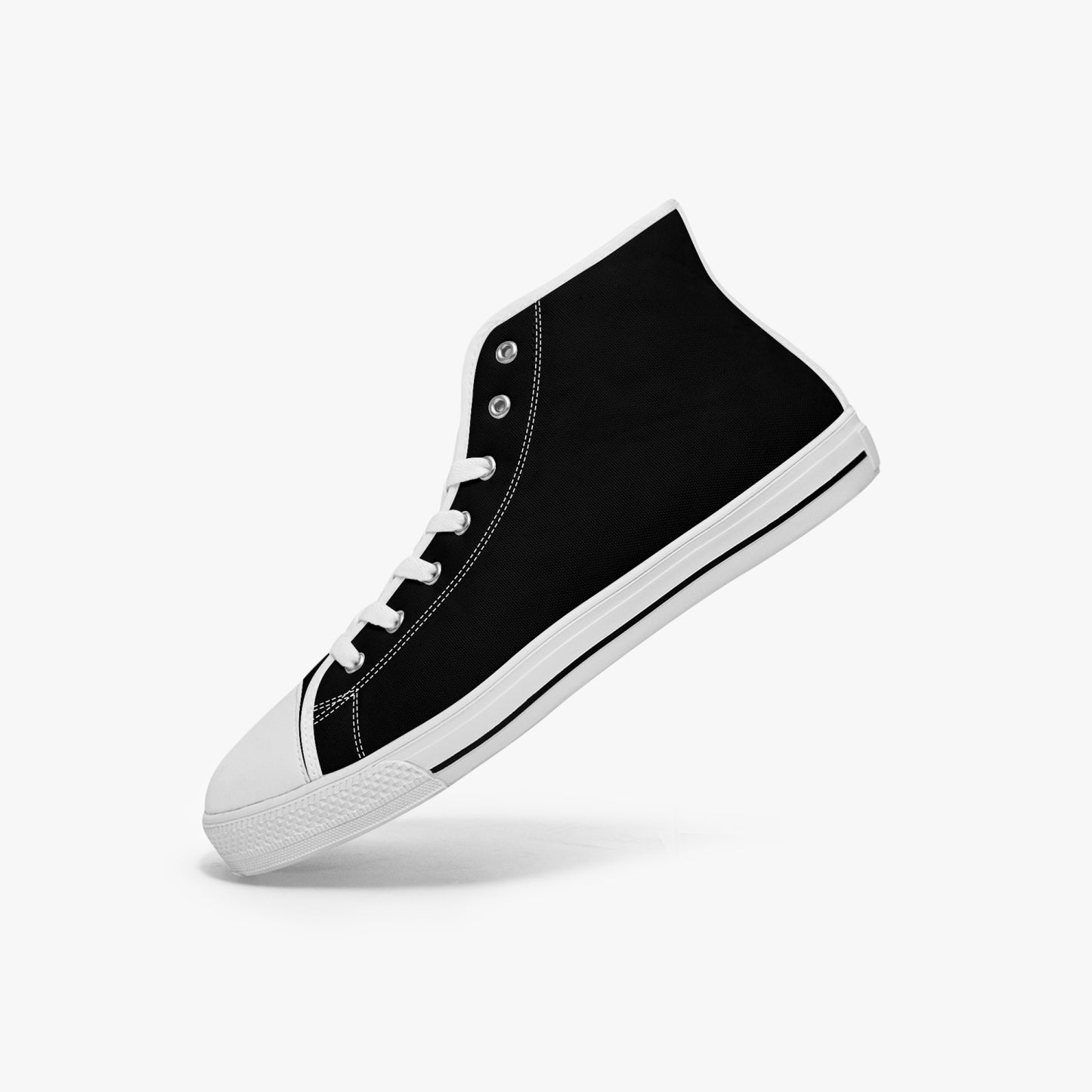 India Classic Canvas High Tops (Black) - Men's & Women's