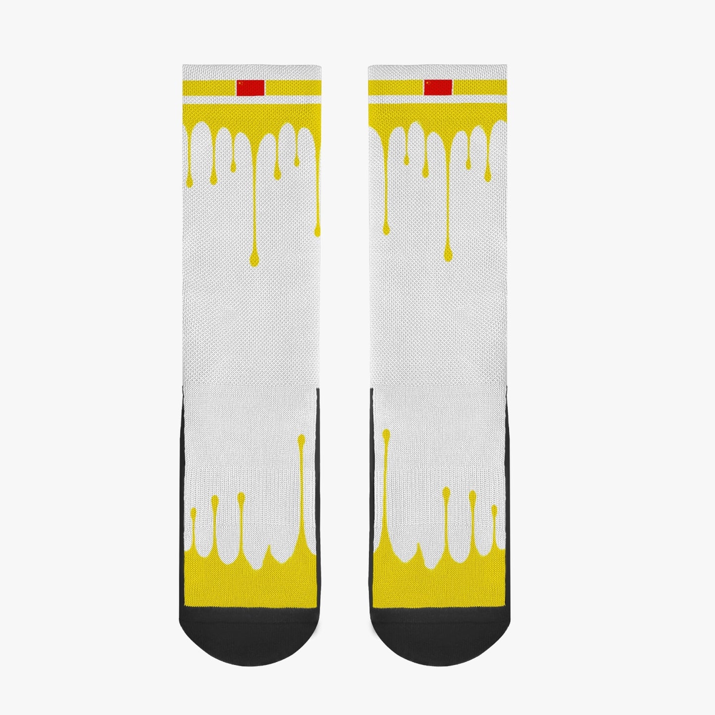 China Drip Sport Socks (Yellow Drip)
