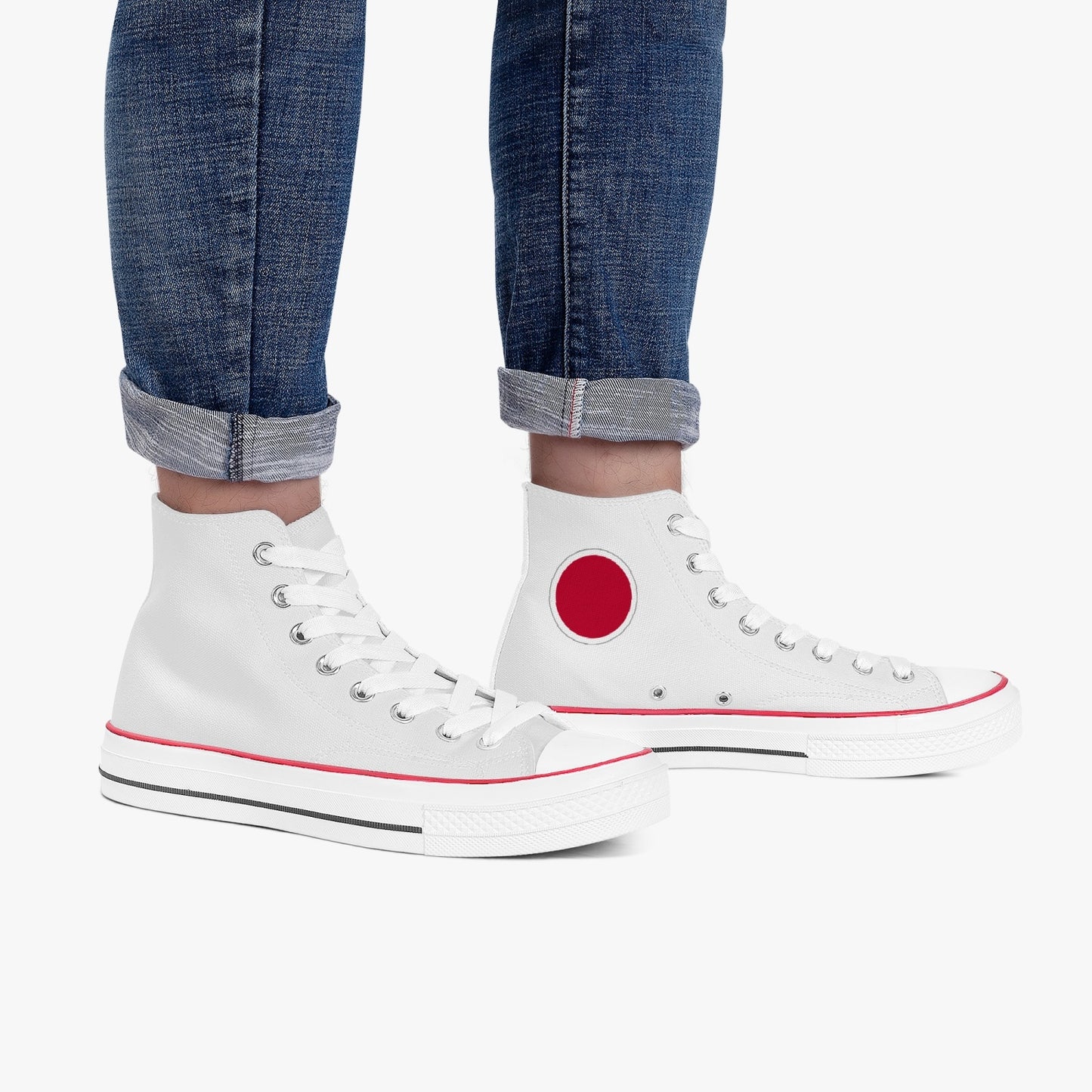Japan Classic Canvas High Tops (White) - Men's & Women's