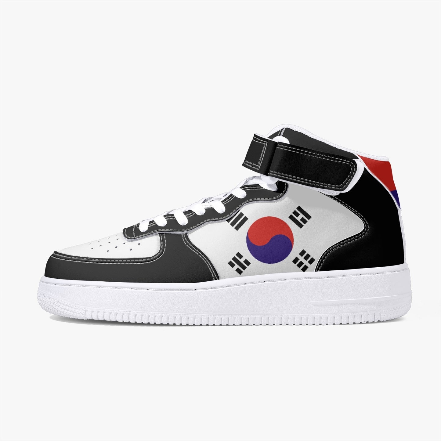 South Korea Flag R-Force 1 Mid Tops - Men's & Women's