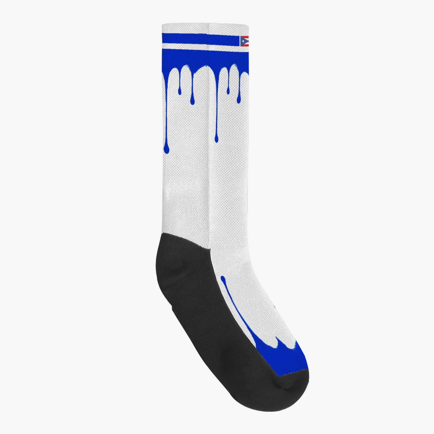 Puerto Rico Drip Sport Socks (Blue Drip)