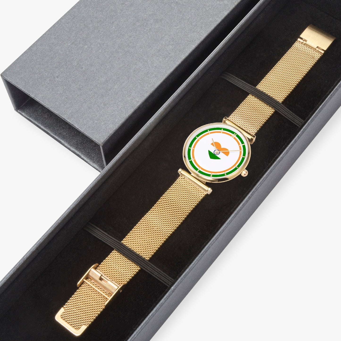 India Love Ultra Thin Women's Quartz Watch - Gold / Rose Gold / Silver