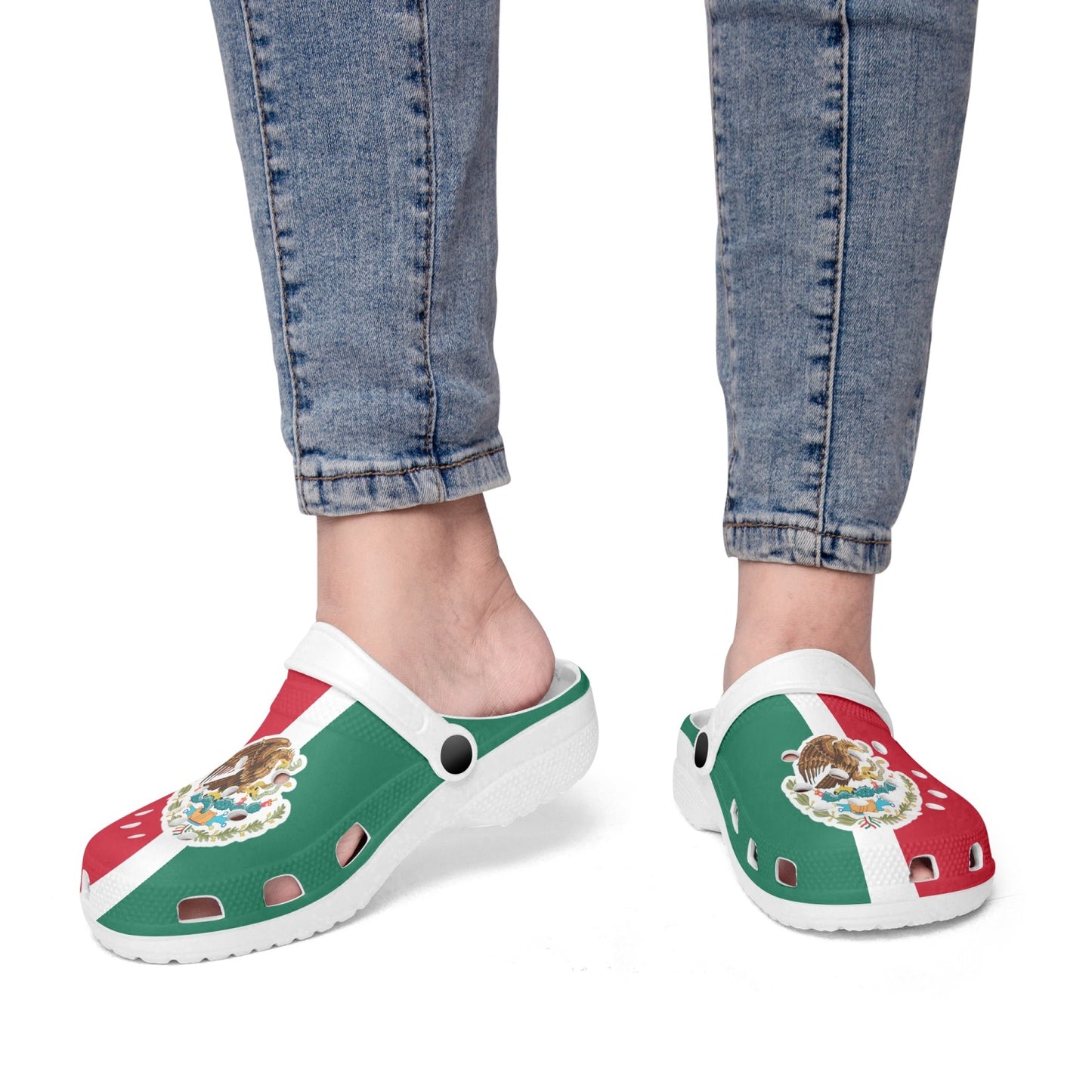 Mexico Flag Clogs - Men's & Women's