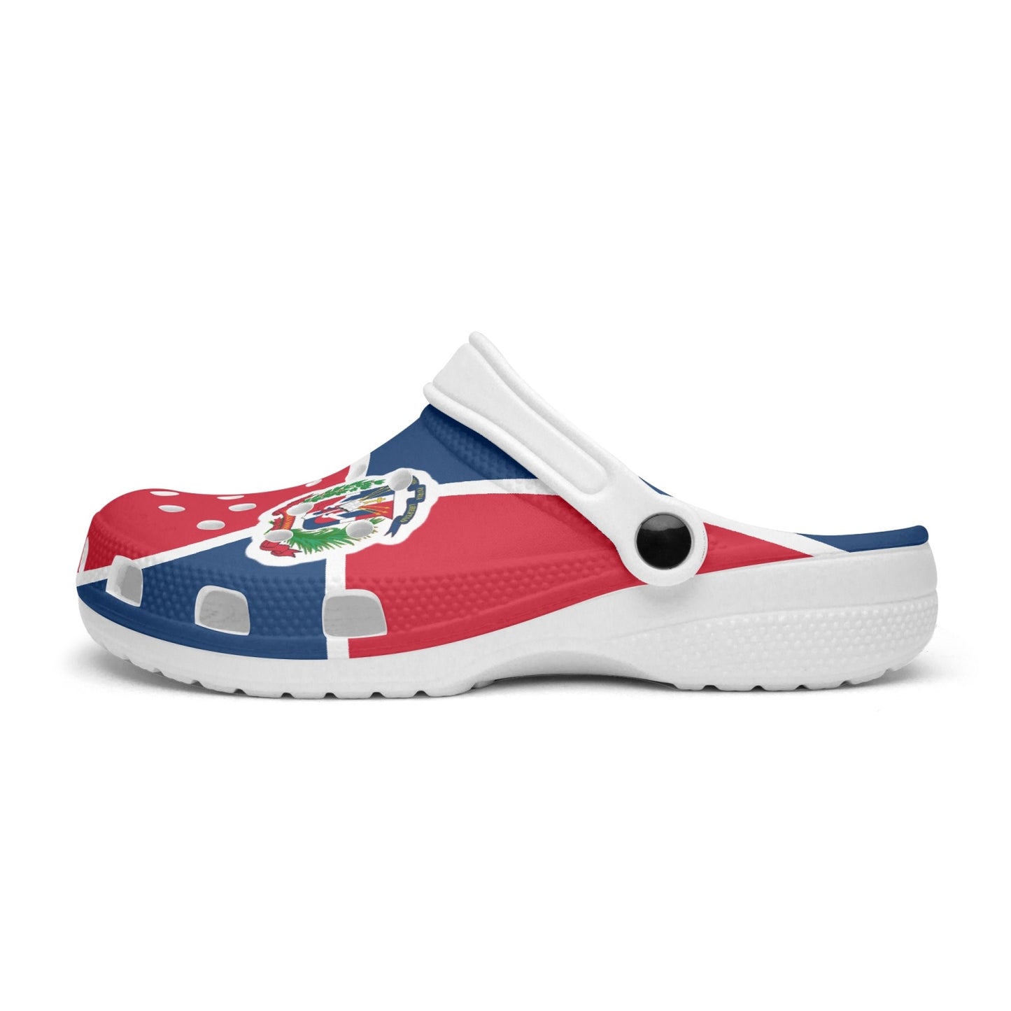 Dominican Republic Flag Clogs - Men's & Women's