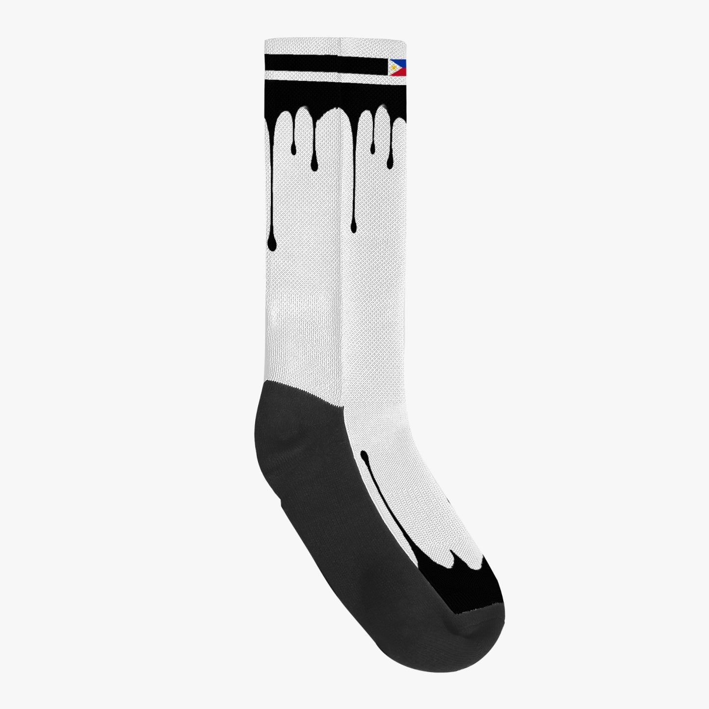 Philippines Drip Sport Socks (Black Drip)