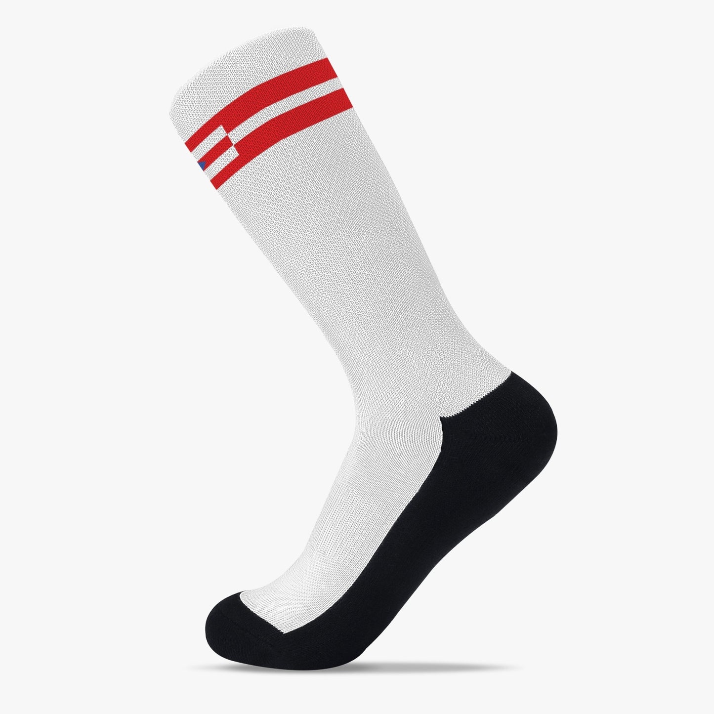 Puerto Rico Pride Sport Socks (White)