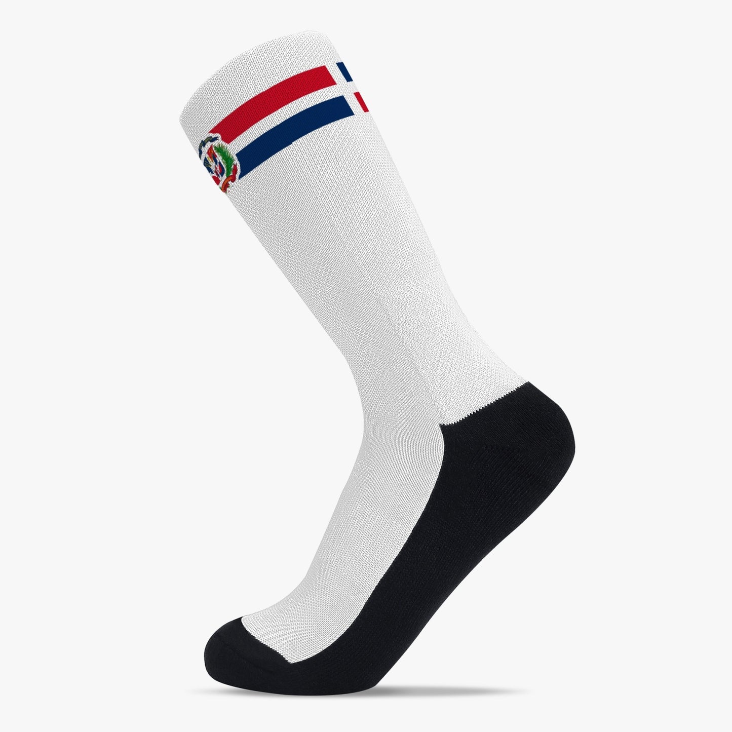 Dominican Pride Sport Socks (White)