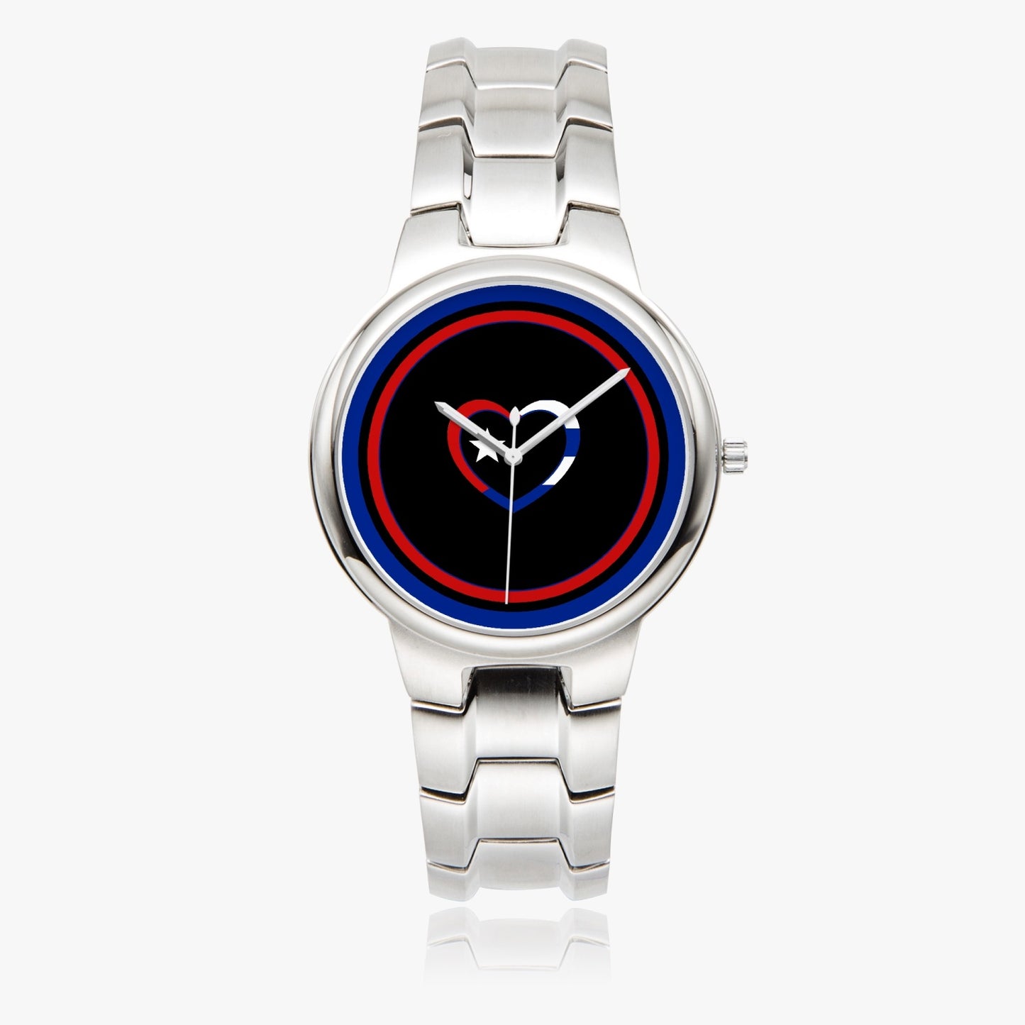 Cuba Love Stainless Steel Luxury Women's Watch - Rose Gold / Silver / Black