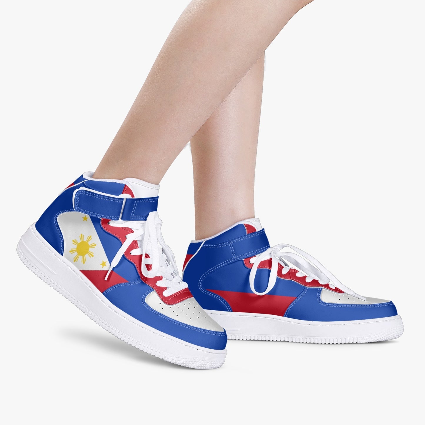 Philippines Flag R-Force 1 Mid Tops - Men's & Women's