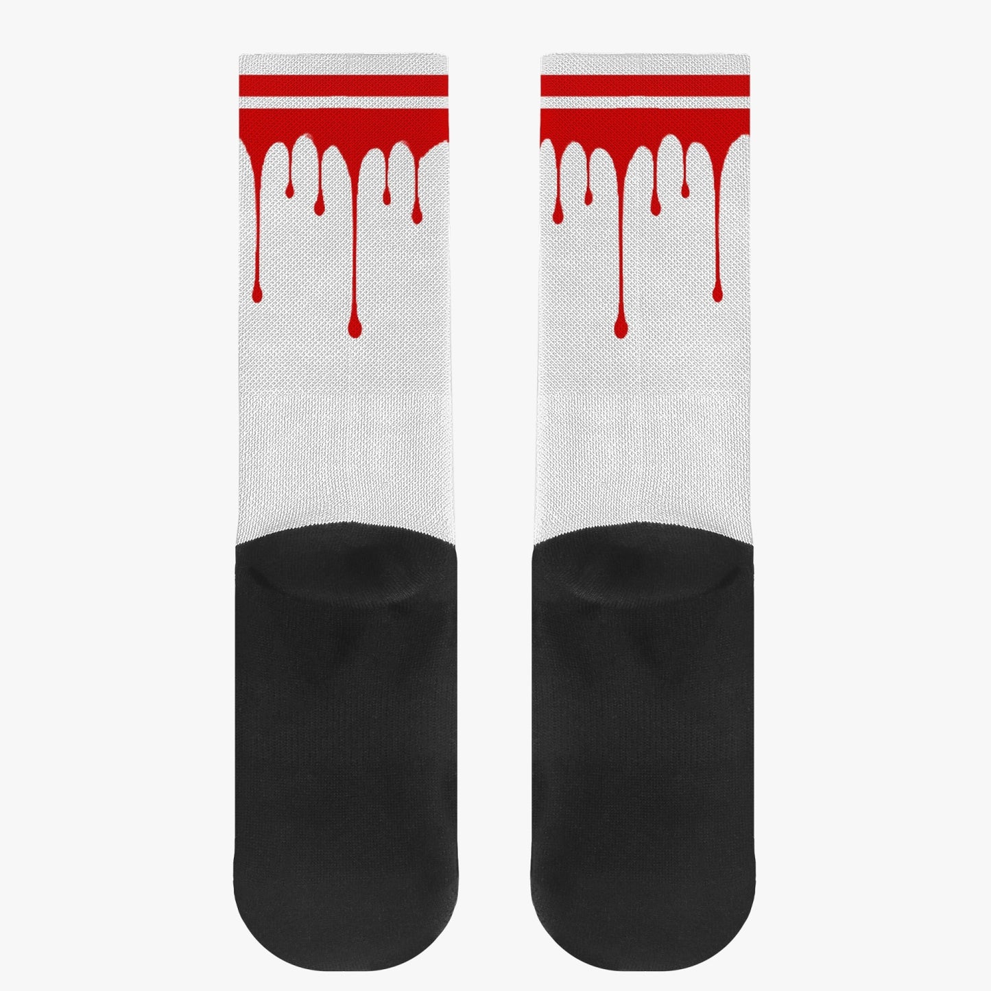 Japan Drip Sport Socks (Red Drip)