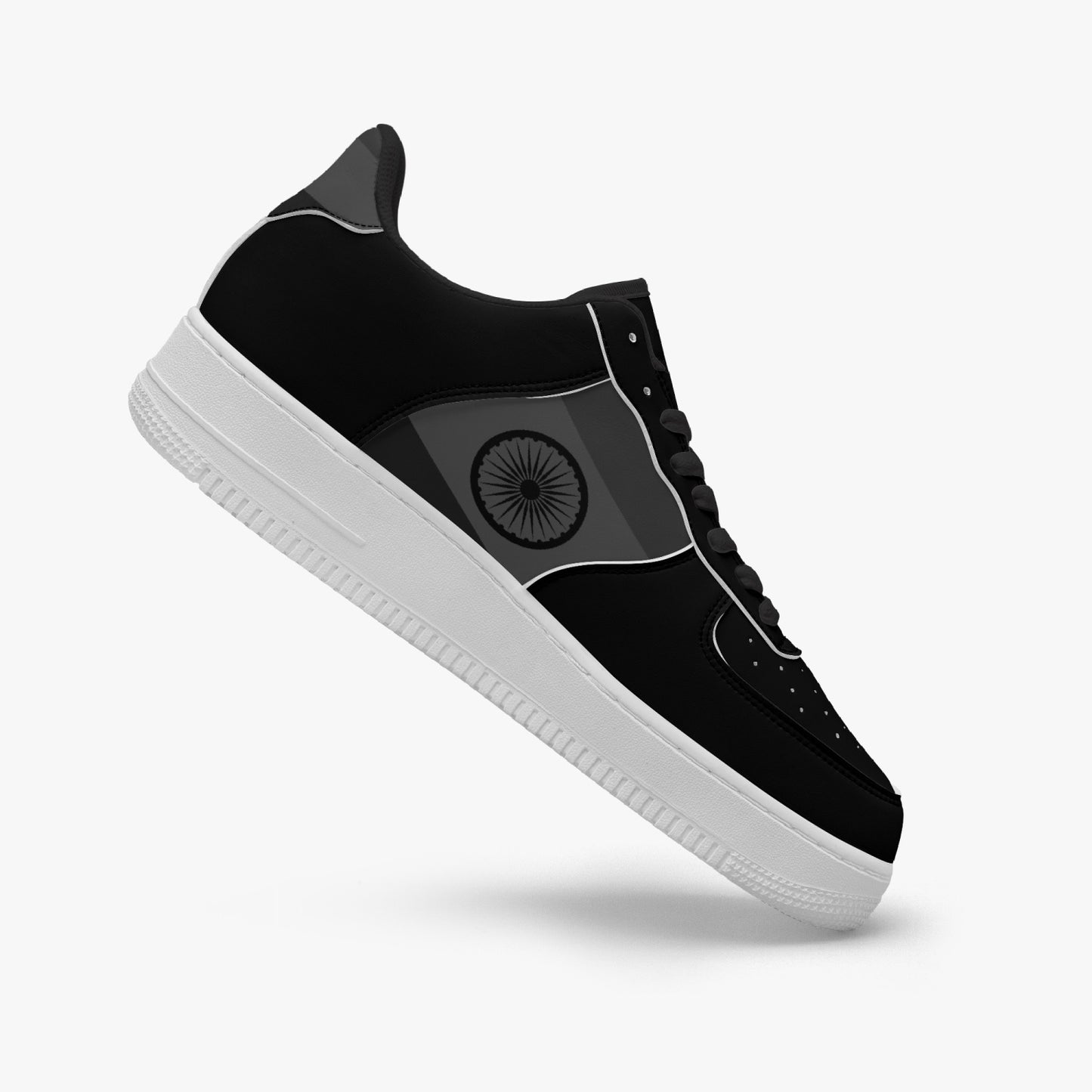 India Classic R-Force 1 Low Tops (Black) - Men's & Women's