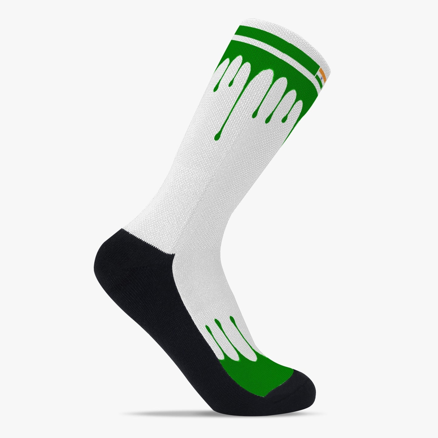 India Drip Sport Socks (Green Drip)